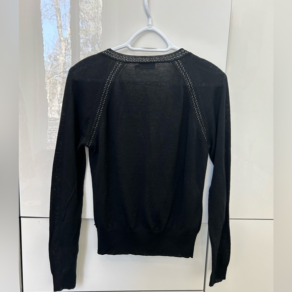 Paul Smith black linen/cotton cardigan M - Picture 3 of 7